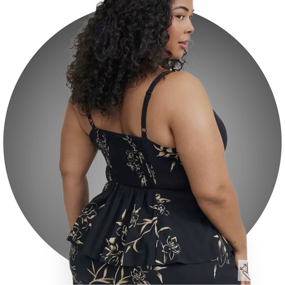 BOGO TORRID NWT Peplum Challis Cami - Picture 3 of 7